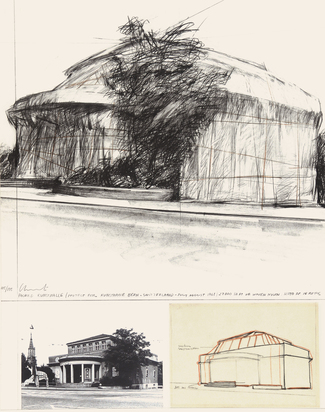 Blatt aus "Packed Kunsthalle Bern, Project"