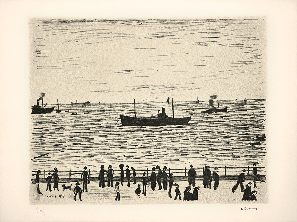 Lawrence Stephen Lowry, Seaside Promenade