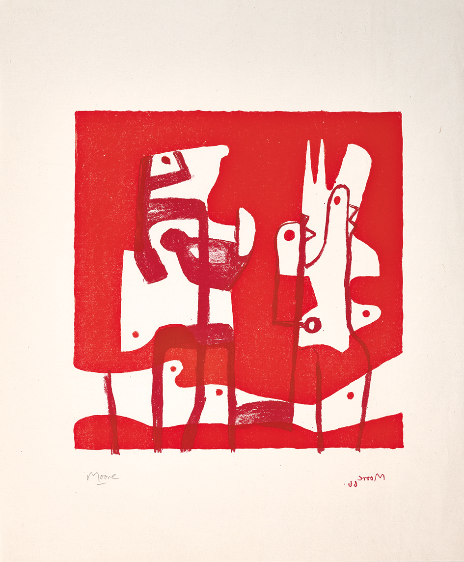 Henry Moore, White Forms
