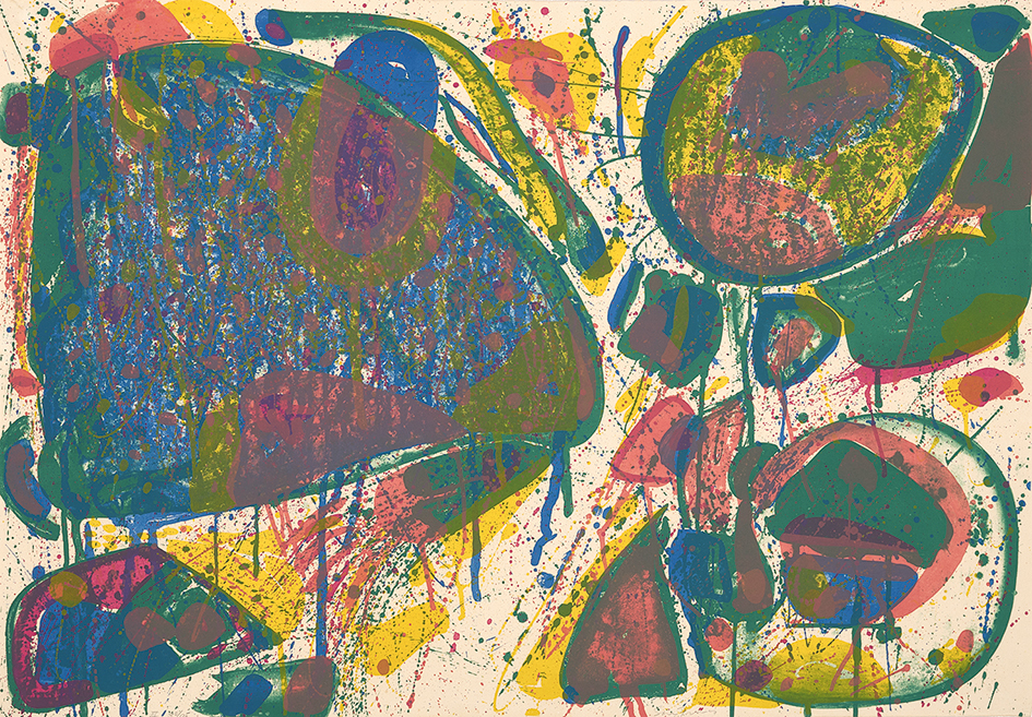Sam Francis, Bright Jade Gold Ghost III