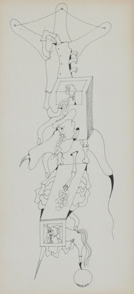 2 drawings: Untitled