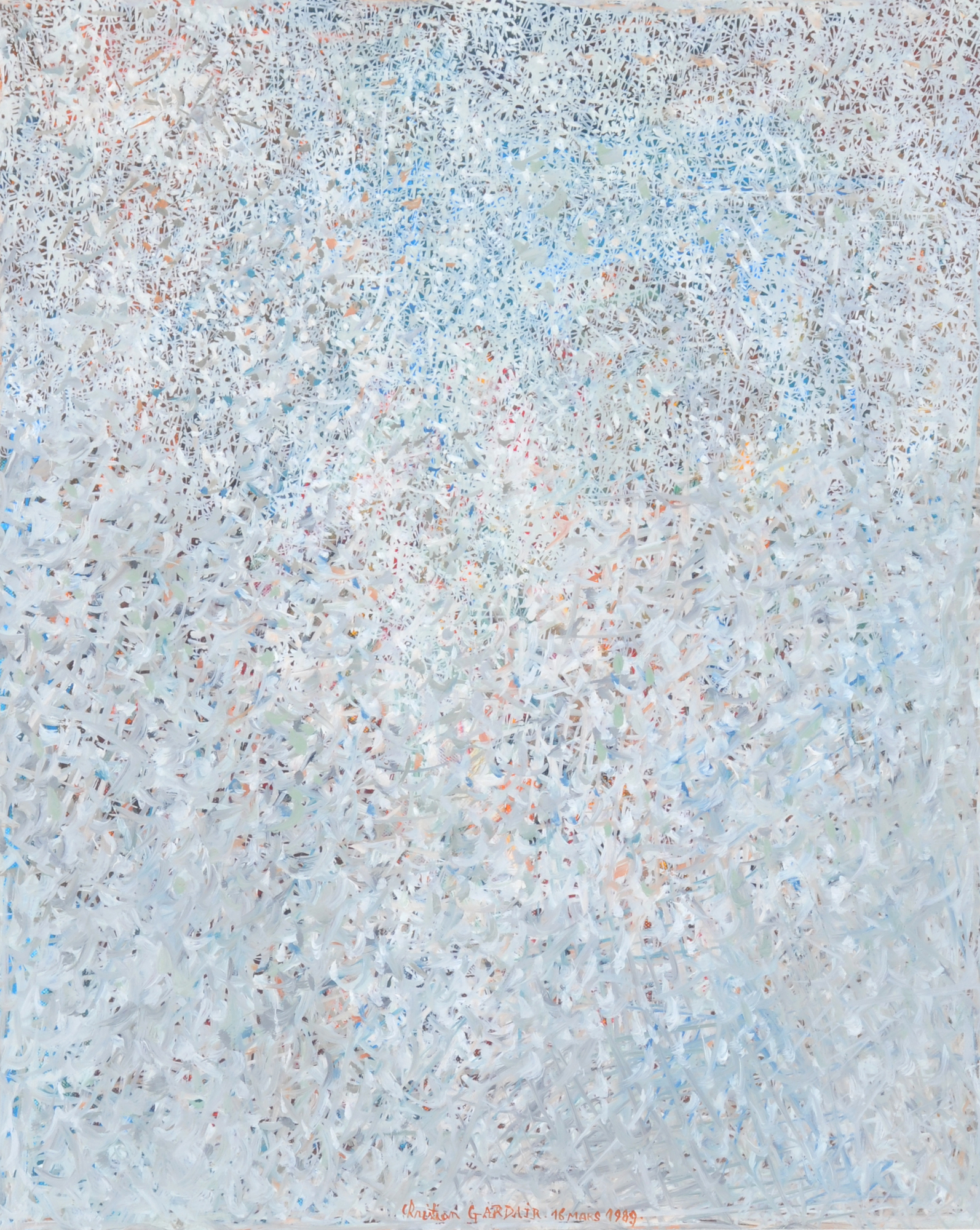 Christian Gardair, 2 works: Sans titre (Untitled), 1988; Sans titre (Untitled), 1989