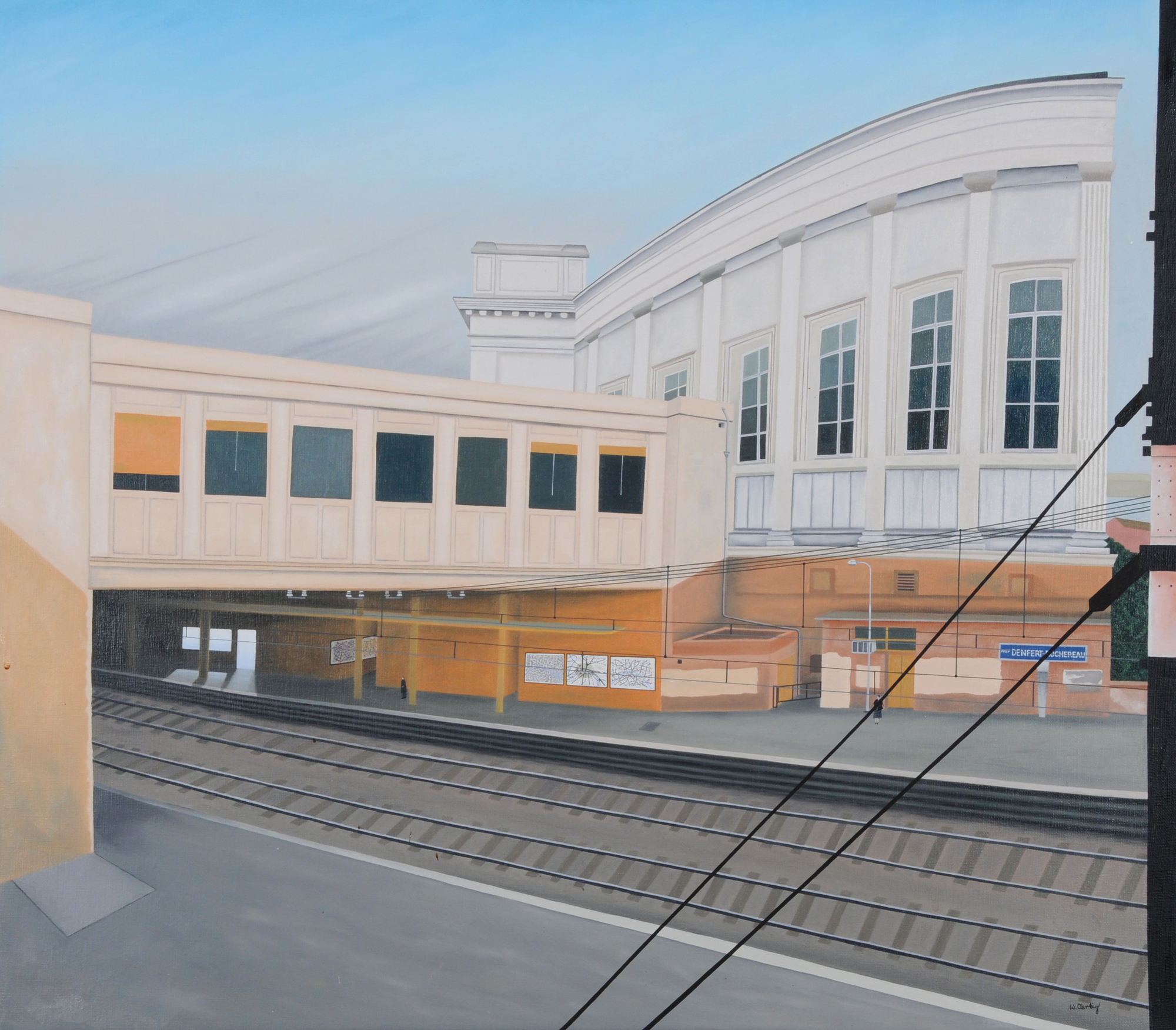Willi Oertig, Gare Denfert-Rochereau (Railway Station Denfert-Rochereau)