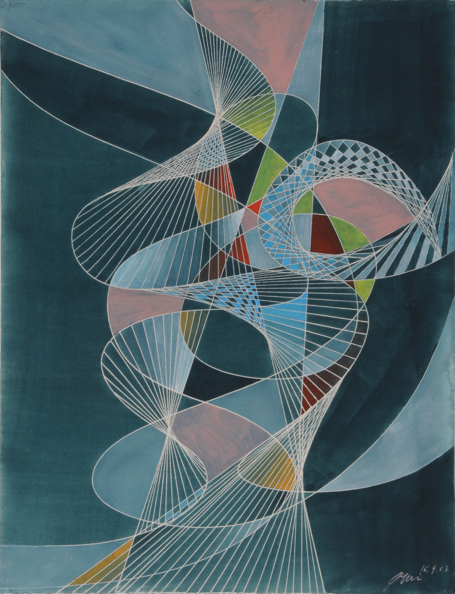 Hans Erni, L'oeil du tornado (Eye of the Tornado)