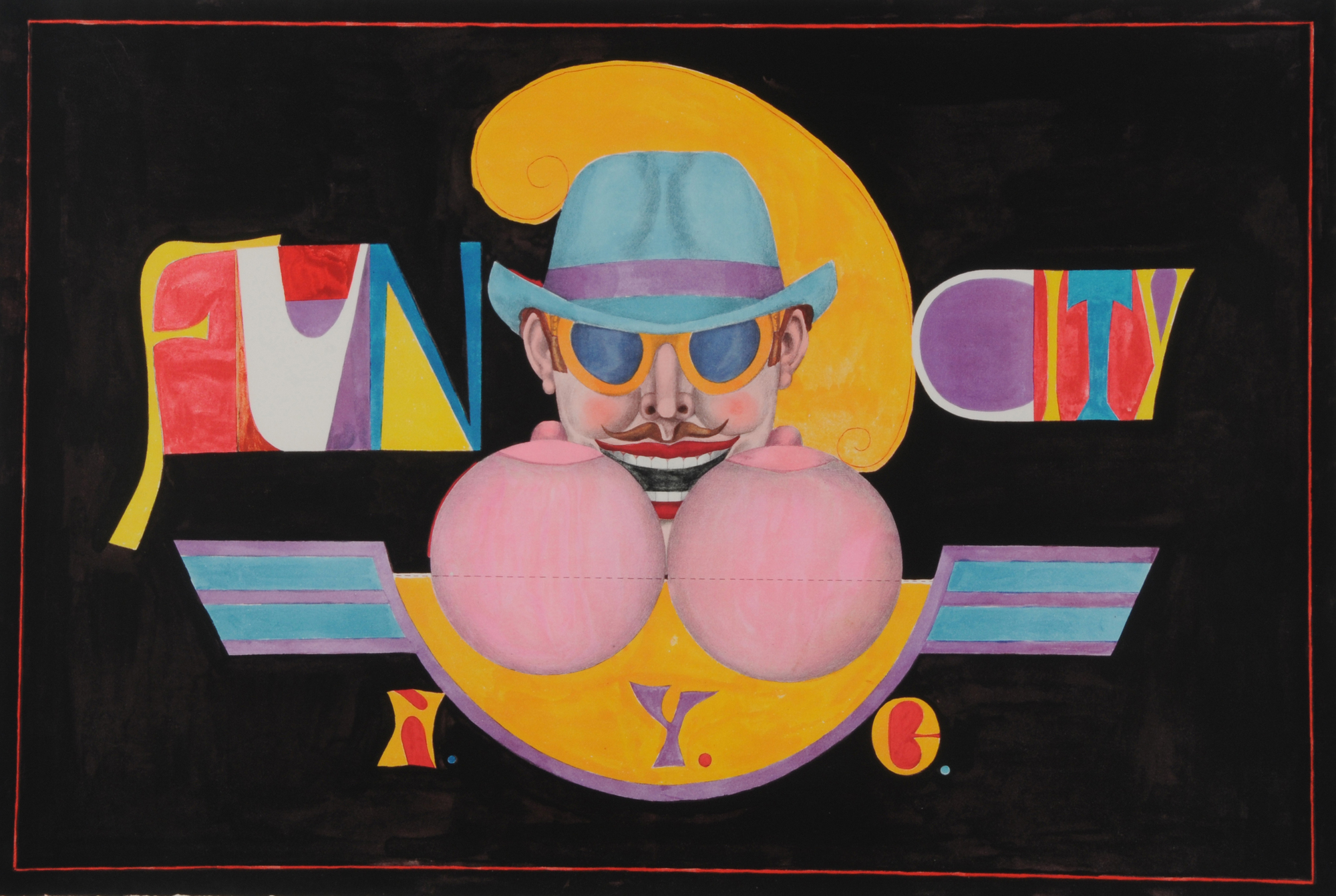 Richard Lindner, Portfolio. Fun City