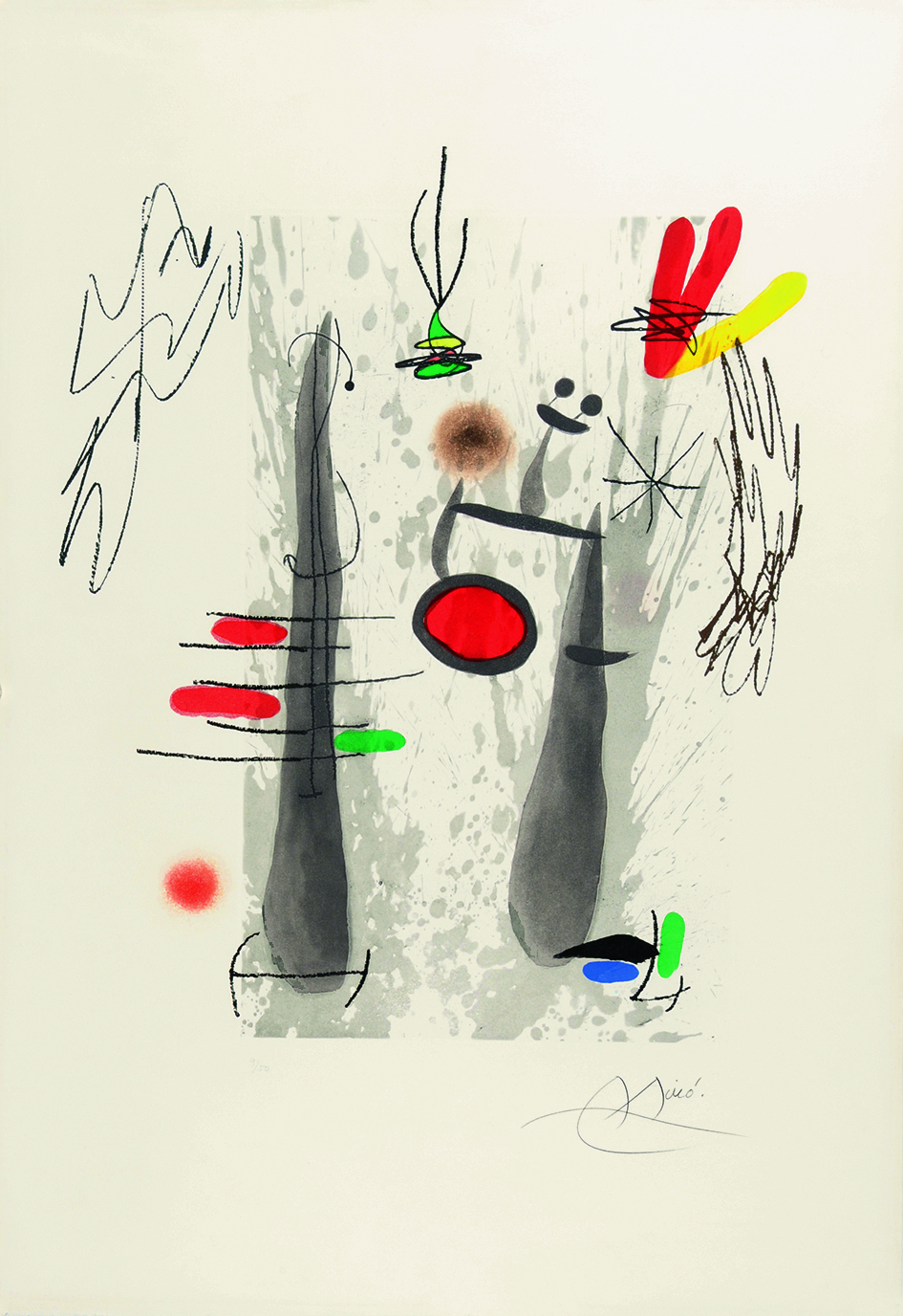 Joan Miró, La longue et l'évaporée