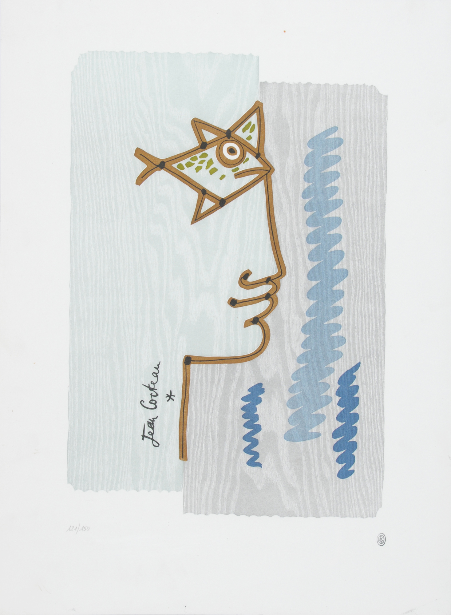 Jean Cocteau, 4 Blätter: Ohne Titel