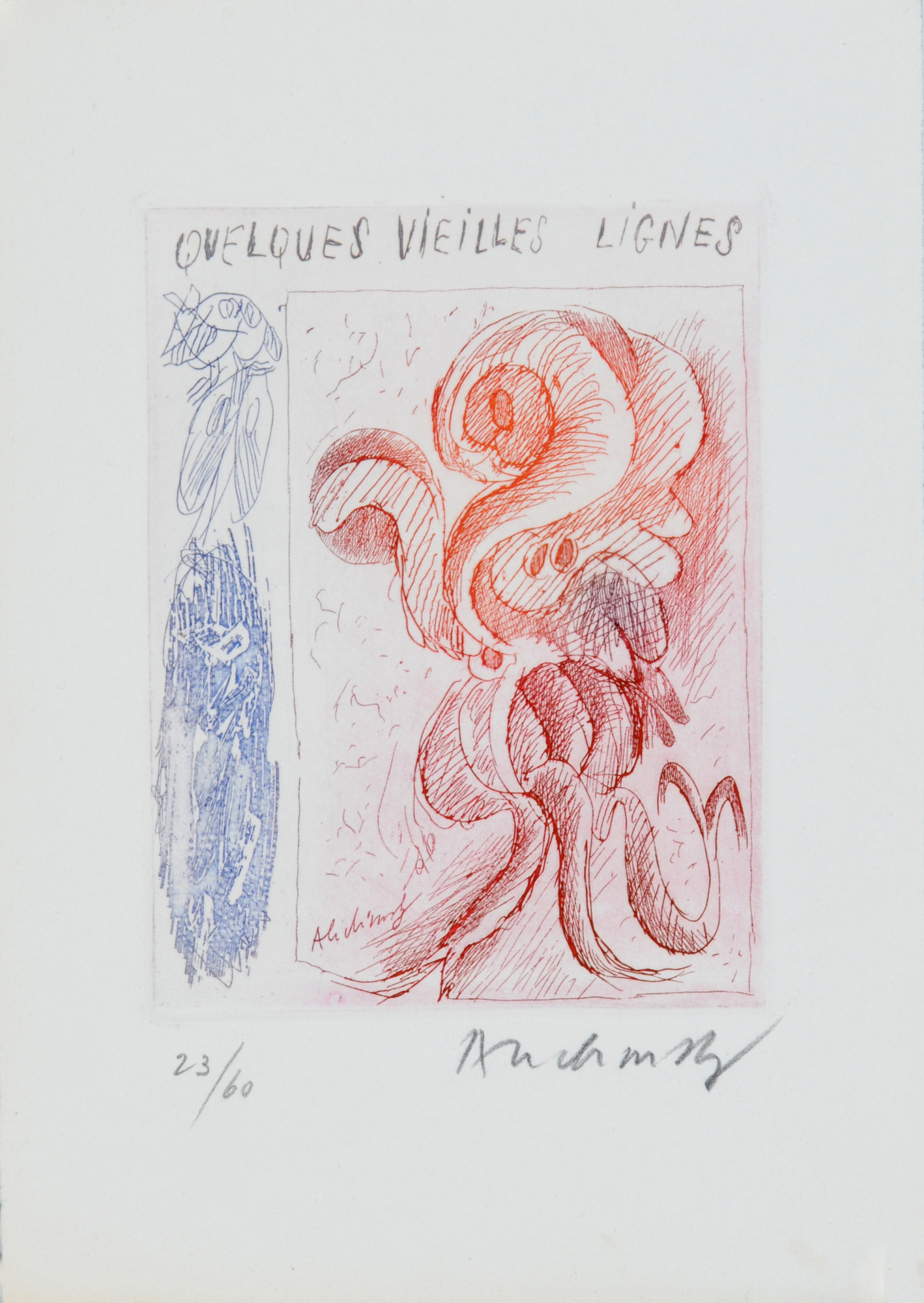 Pierre Alechinsky, Quelques vieilles lignes I-X