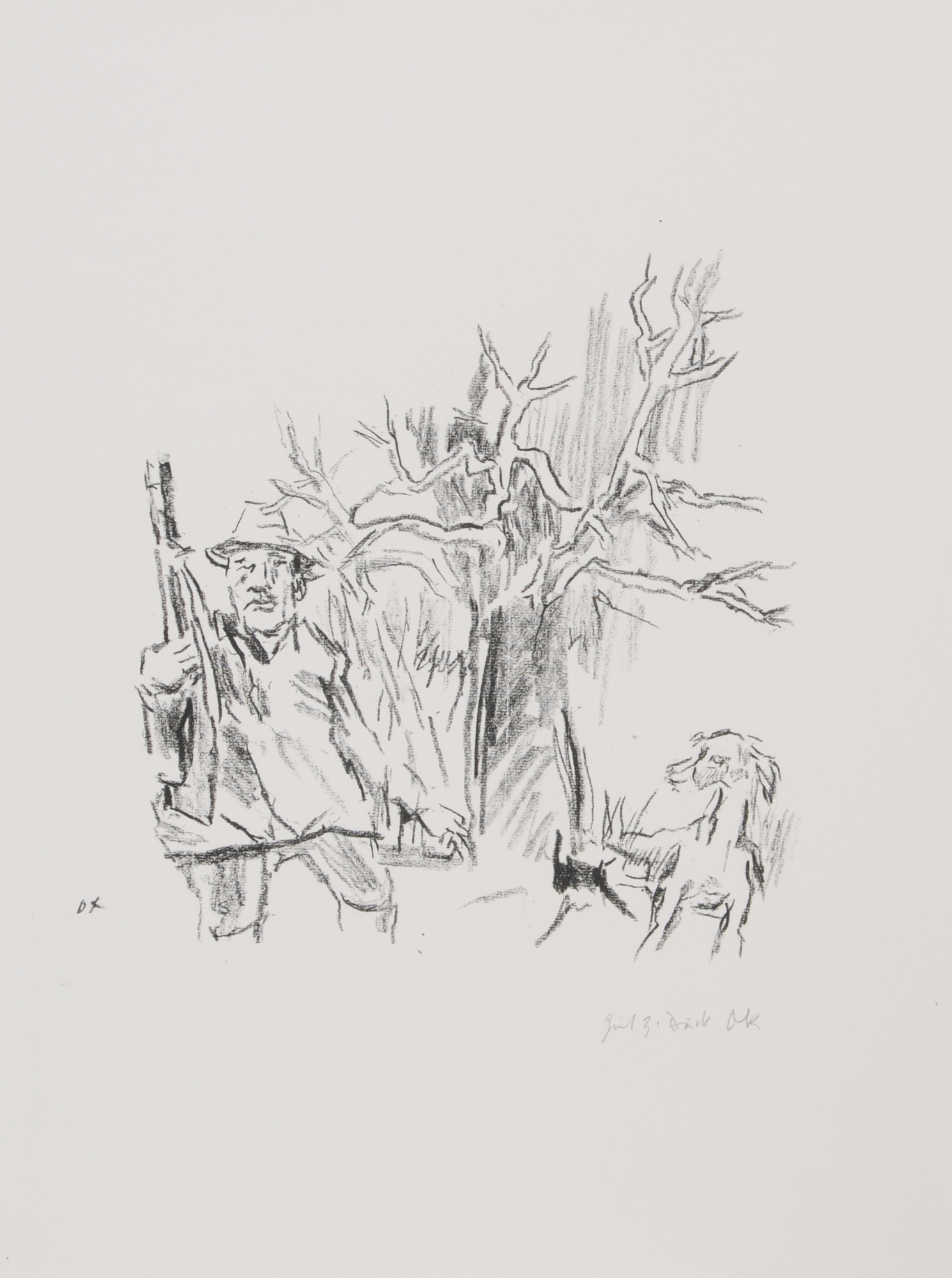 Oskar Kokoschka, Mappe. Pan, Motive des gleichnamigen Romans von Knut Hamsun