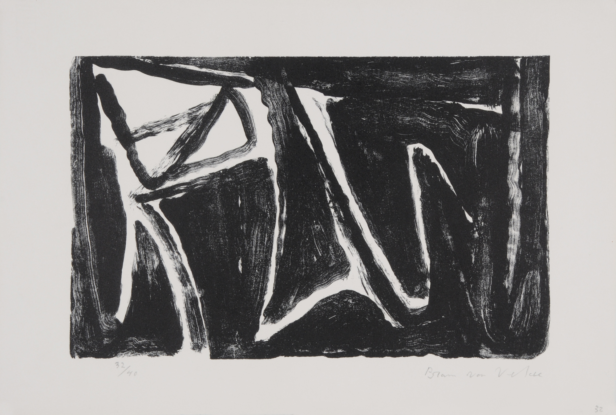 Bram van Velde, 4 sheets: Untitled