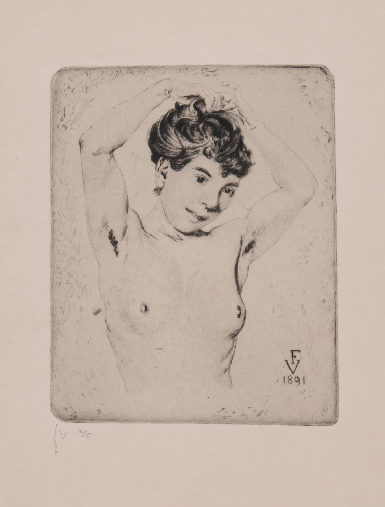 Félix Vallotton, Torse de femme nue