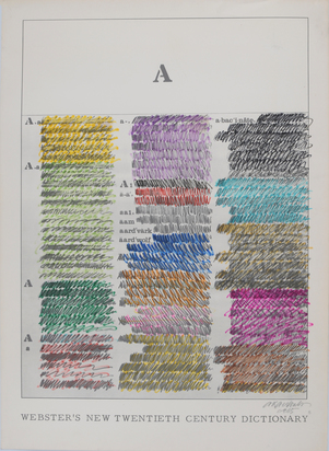 2 Blätter: Webster's New Twentieth Century Dictionary, 1965; Next to the Last, 1967-1971