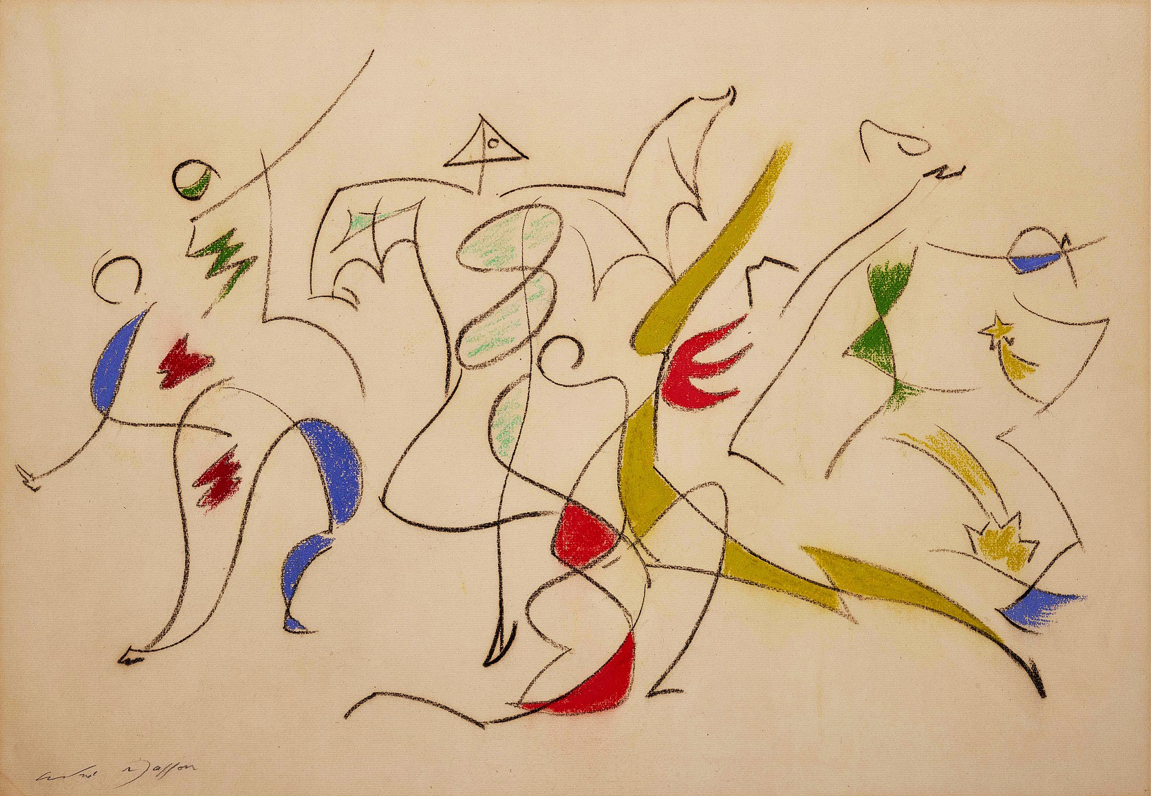 André Masson, Danseuses - Les Présages (Ballet Dancers - Les Présages)