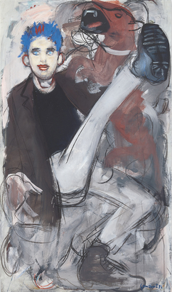 Knabe mit Hund (Boy with Dog)