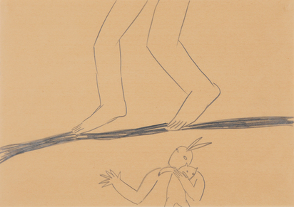 4 drawings: Untitled