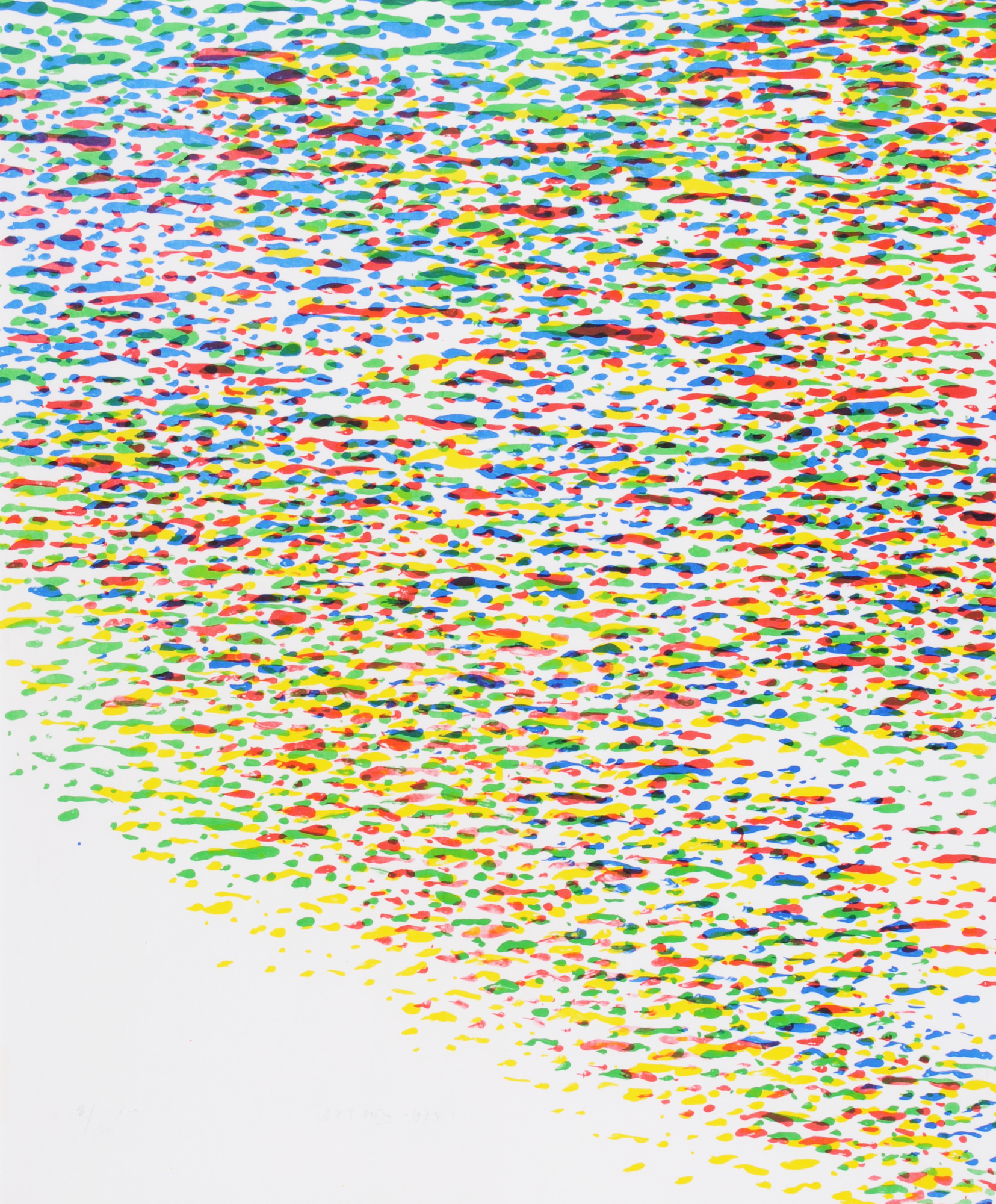 Piero Dorazio, 2 sheets: Senza titolo (Untitled), 1988; Senza titolo (Untitled), 1974