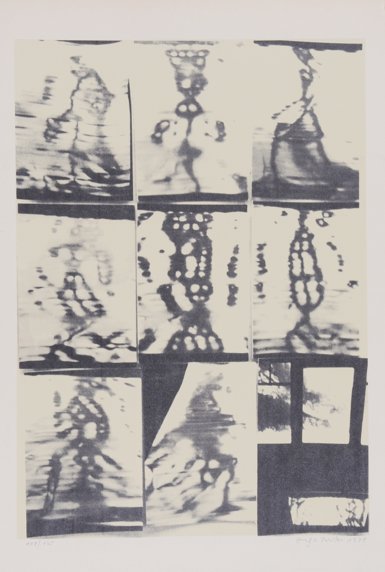 Hugo Suter, 3 sheets: Untitled