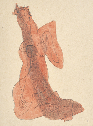 Femme agenouillée