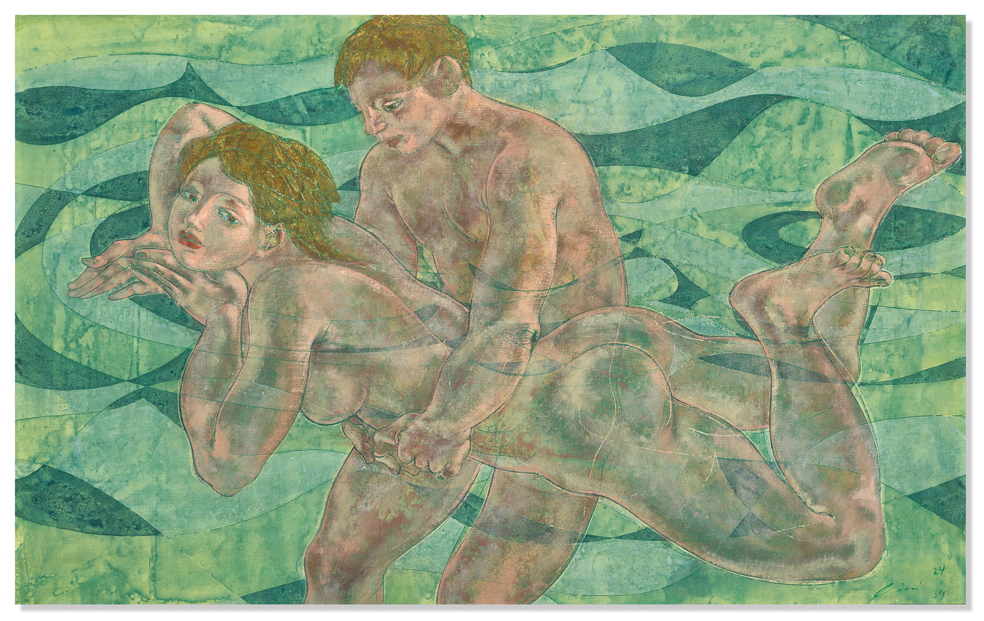Hans Erni, Junges Paar