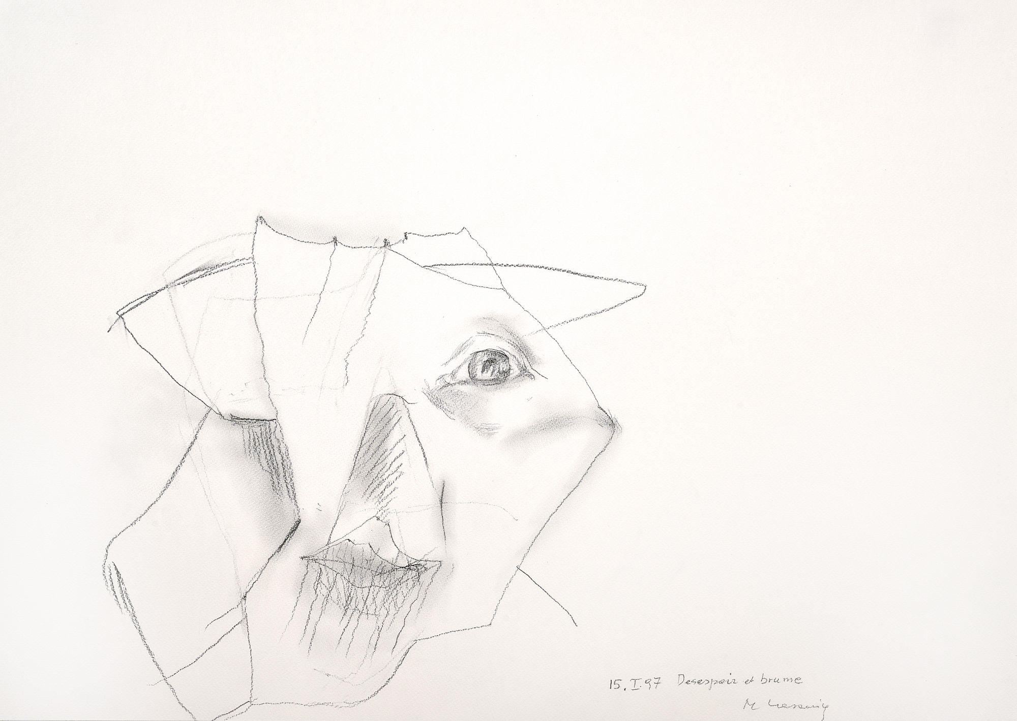 Maria Lassnig, Désespoir et brume