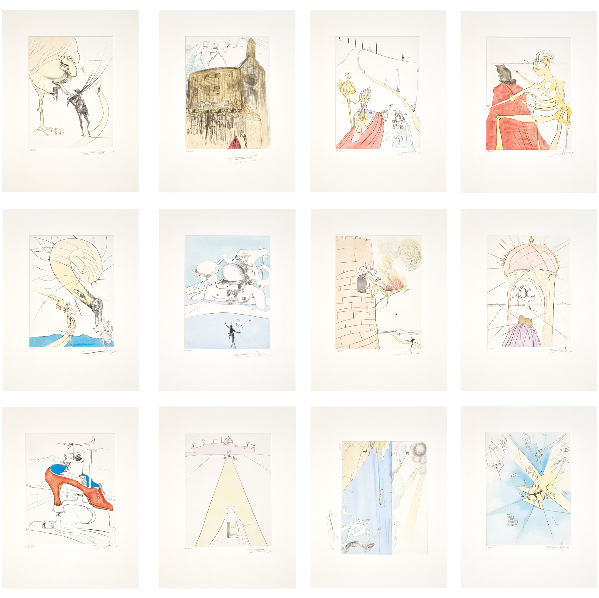 Salvador Dalí, Portfolio. Après 50 ans de Surréalisme