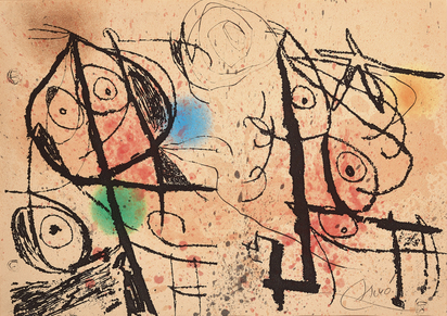 Blatt 7 aus "Le courtisan grotesque"