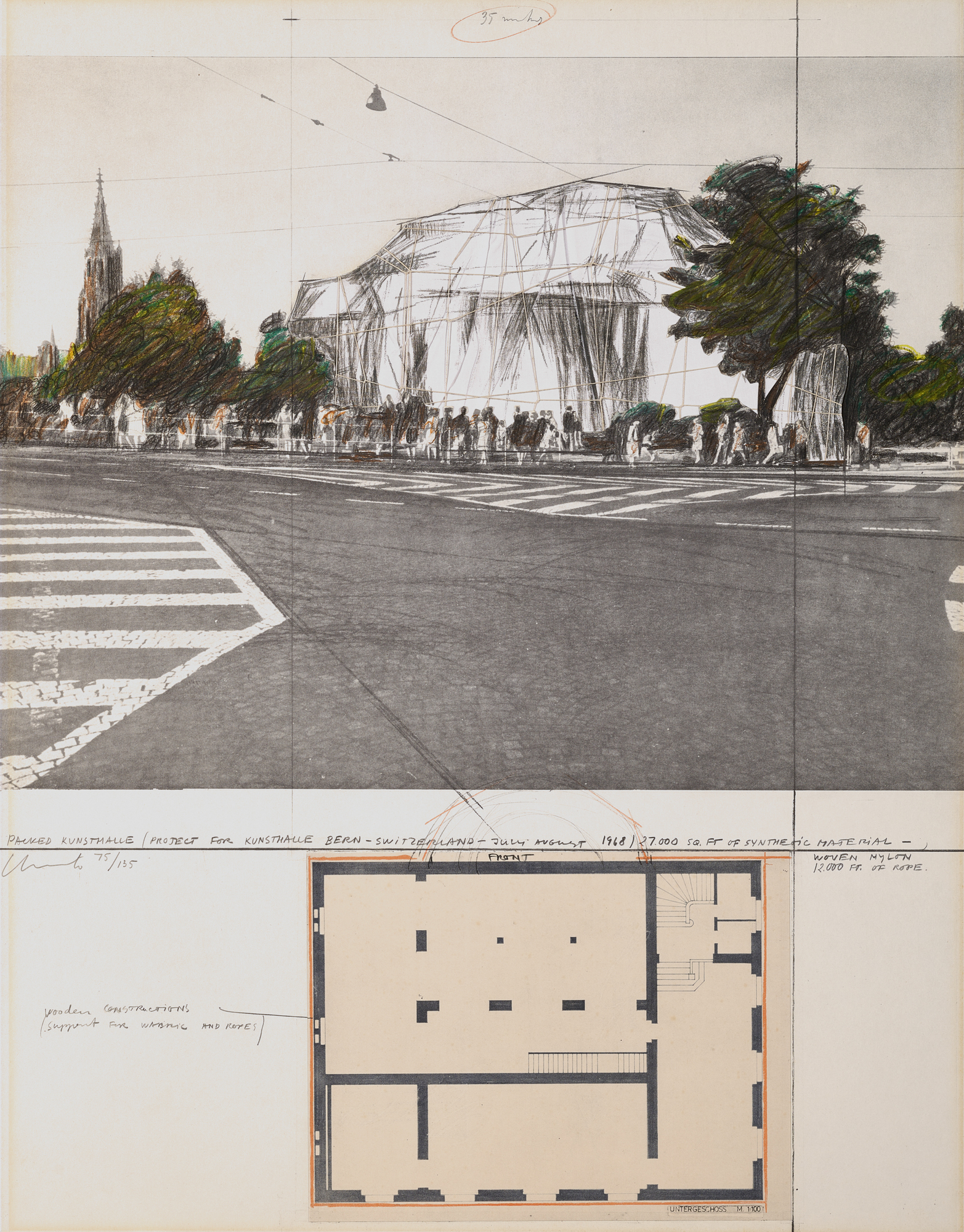 Christo, Packed Kunsthalle Bern