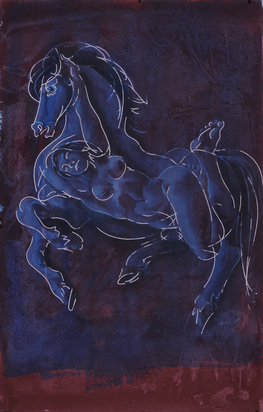 Frau und Pferd (Woman and Horse)