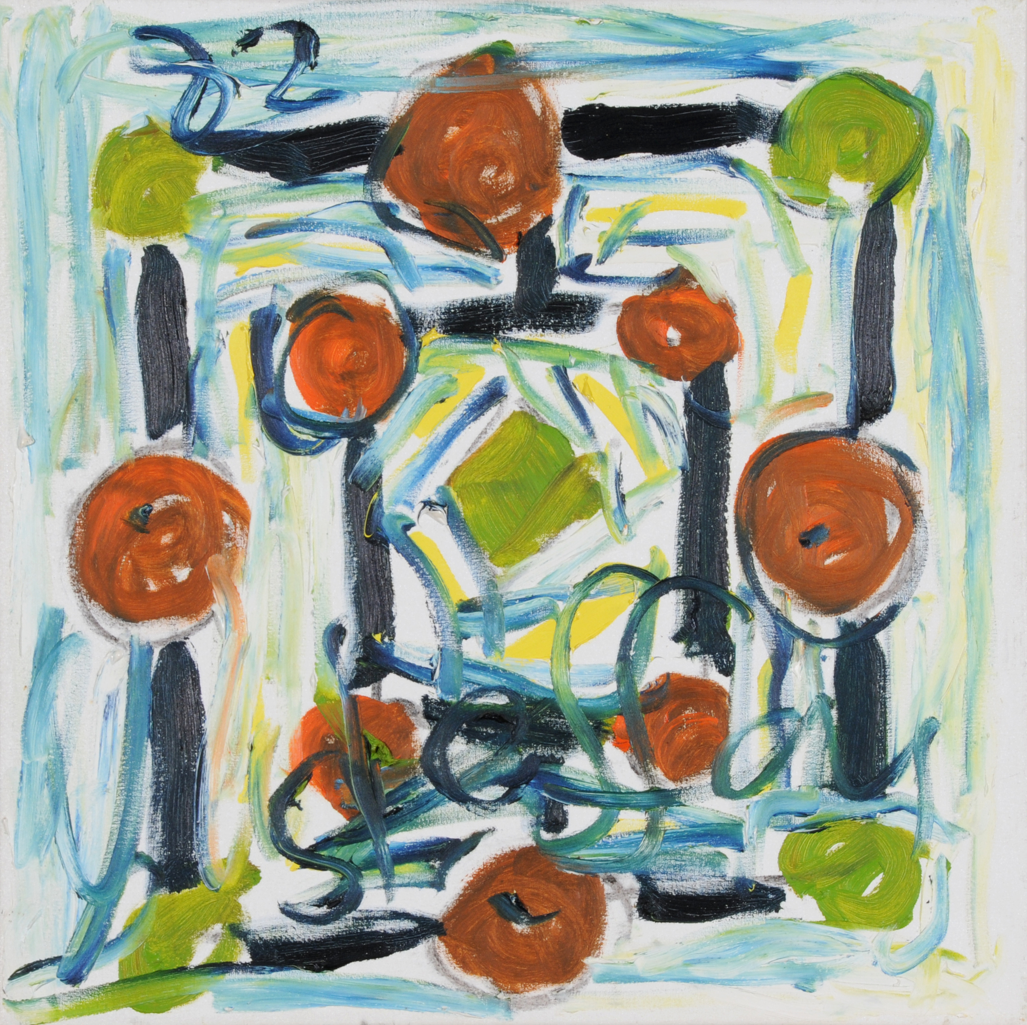 Walter Arnold Steffen, 2 Paintings: Untitled, 1982; Untitled (recto/verso), 1978