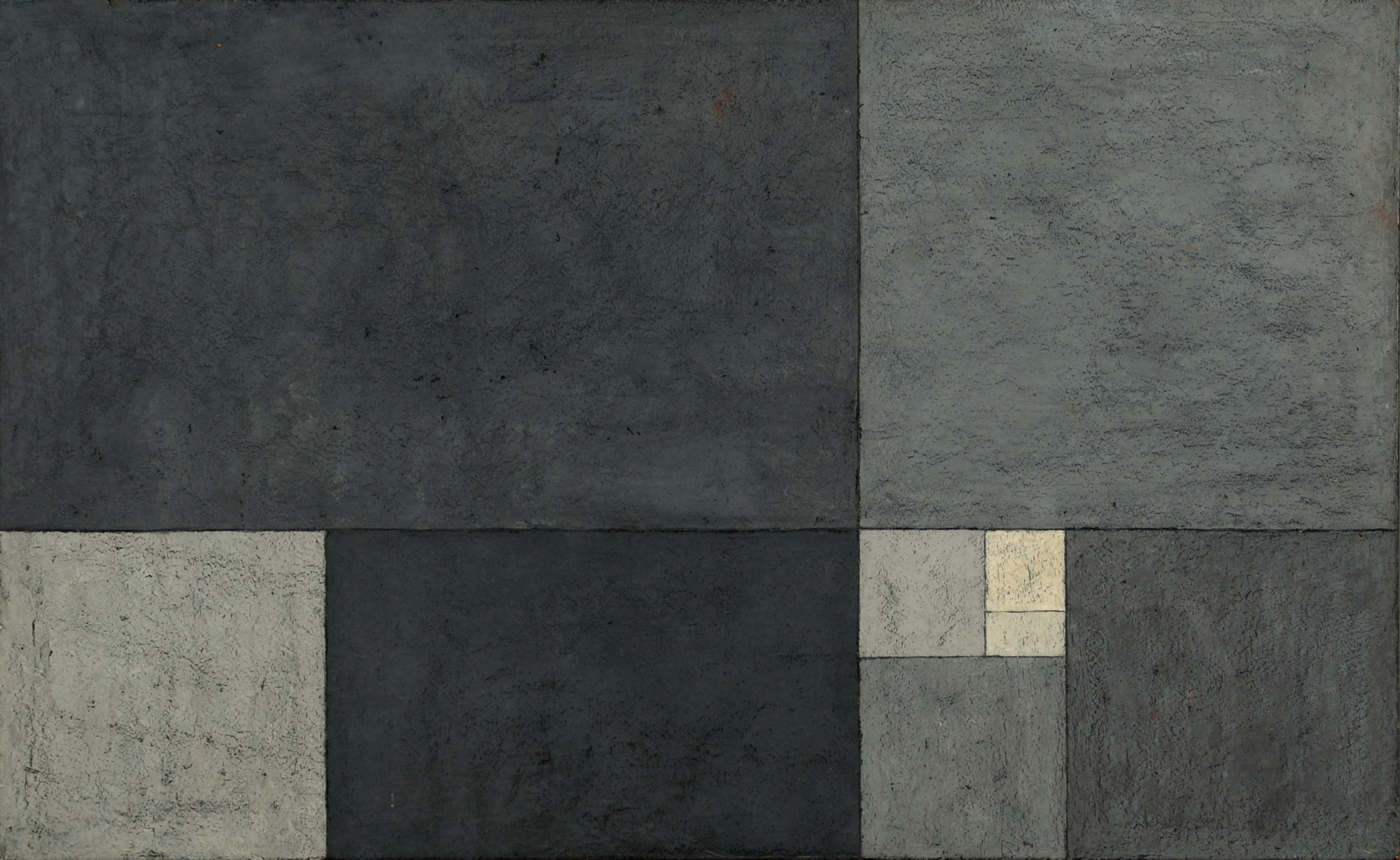 Robert Salomon Gessner, Grisaille mit 6 Quadraten (Grisaille with 6 Squares)