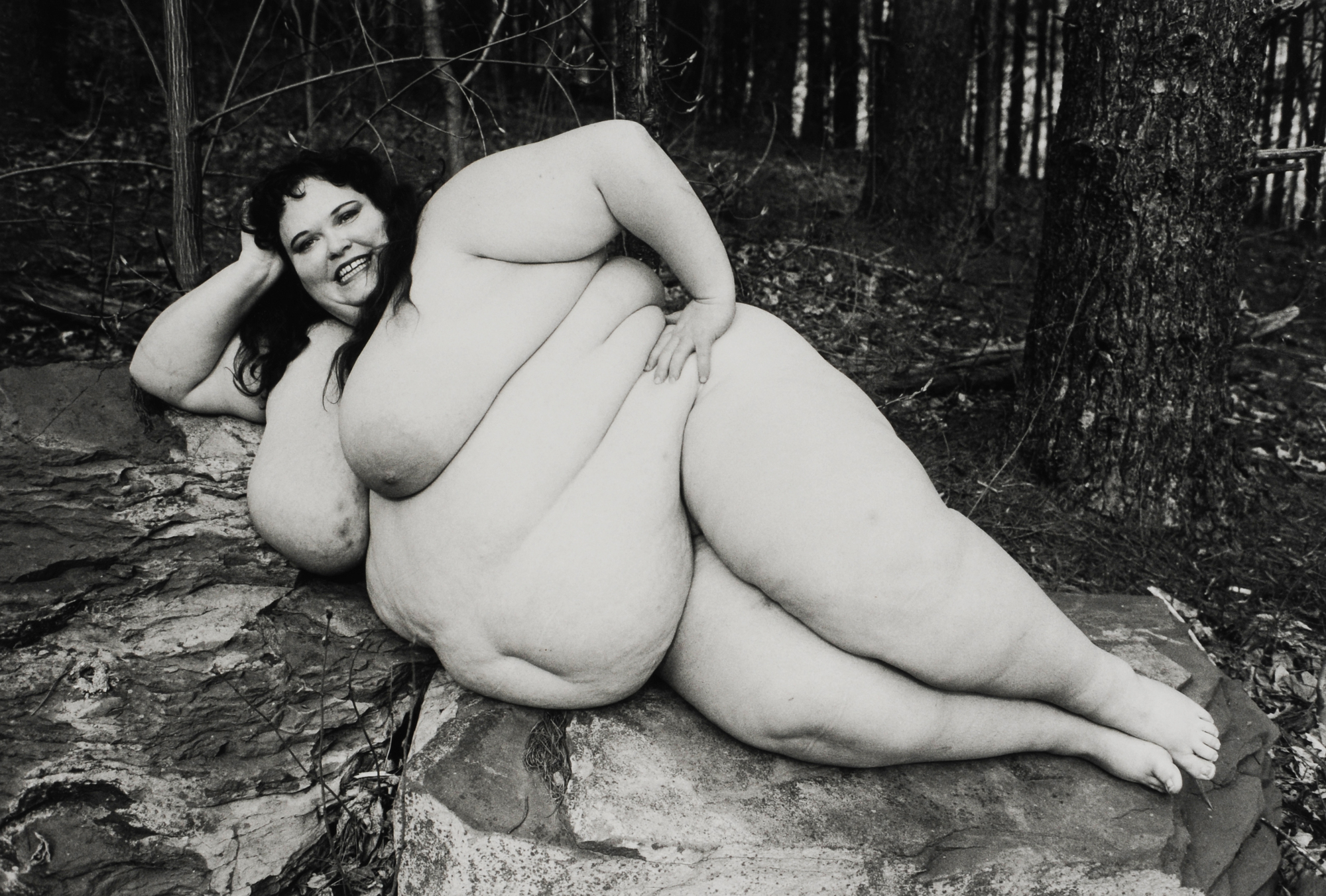 Charles Gatewood, Female Nude In Woods