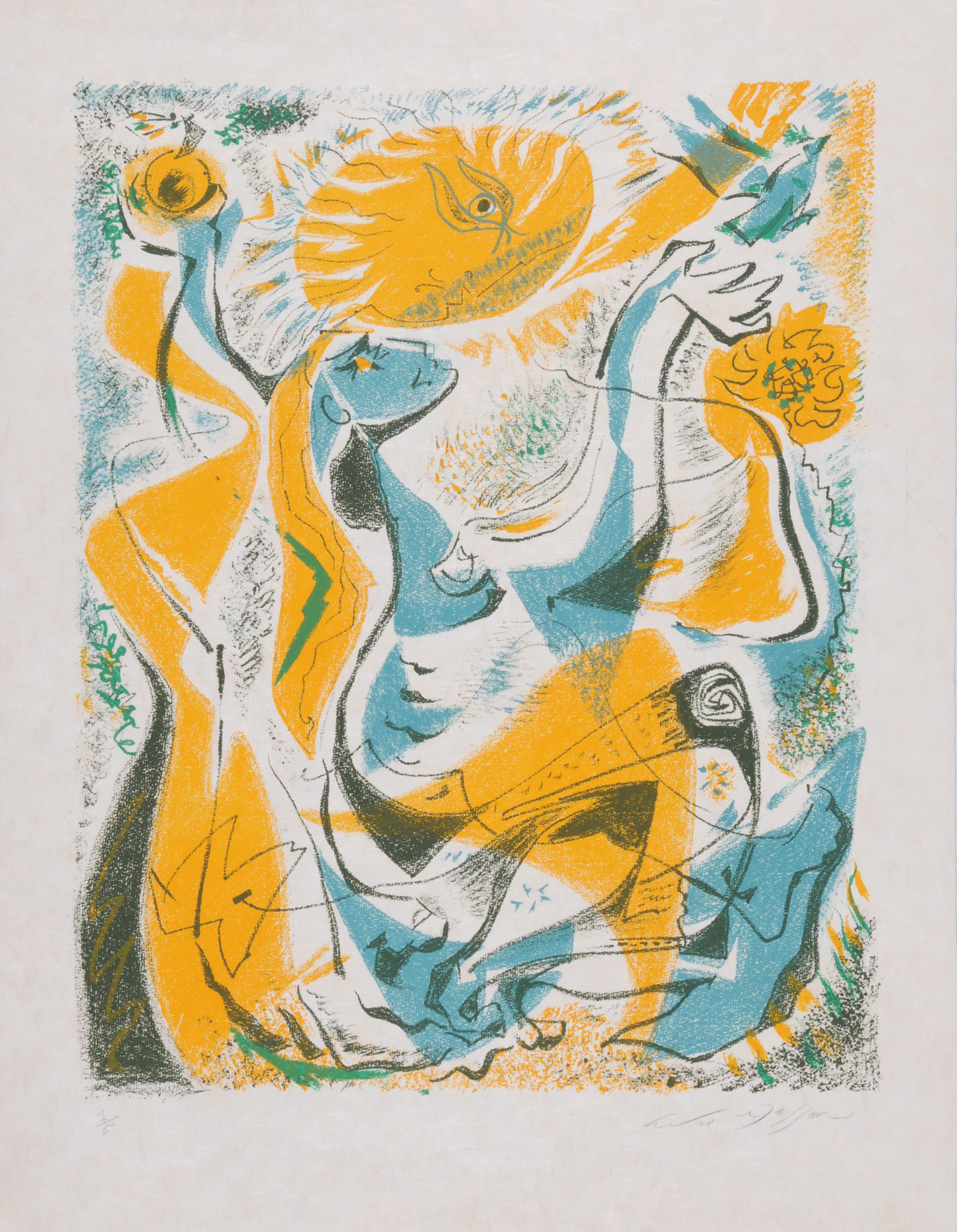 André Masson, 2 Blätter: Sans titre