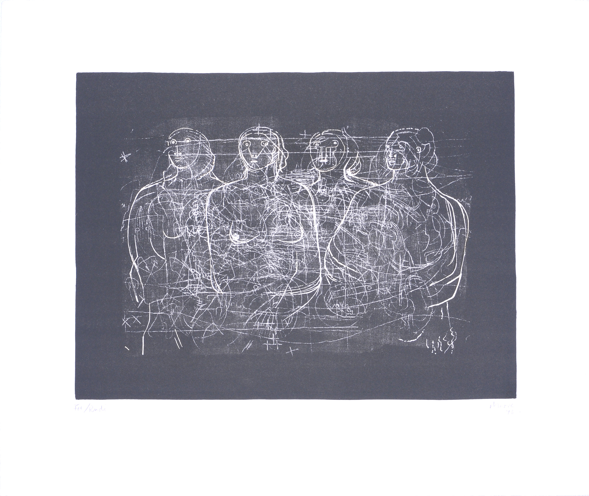 Henry Moore, Four Grey Ladies