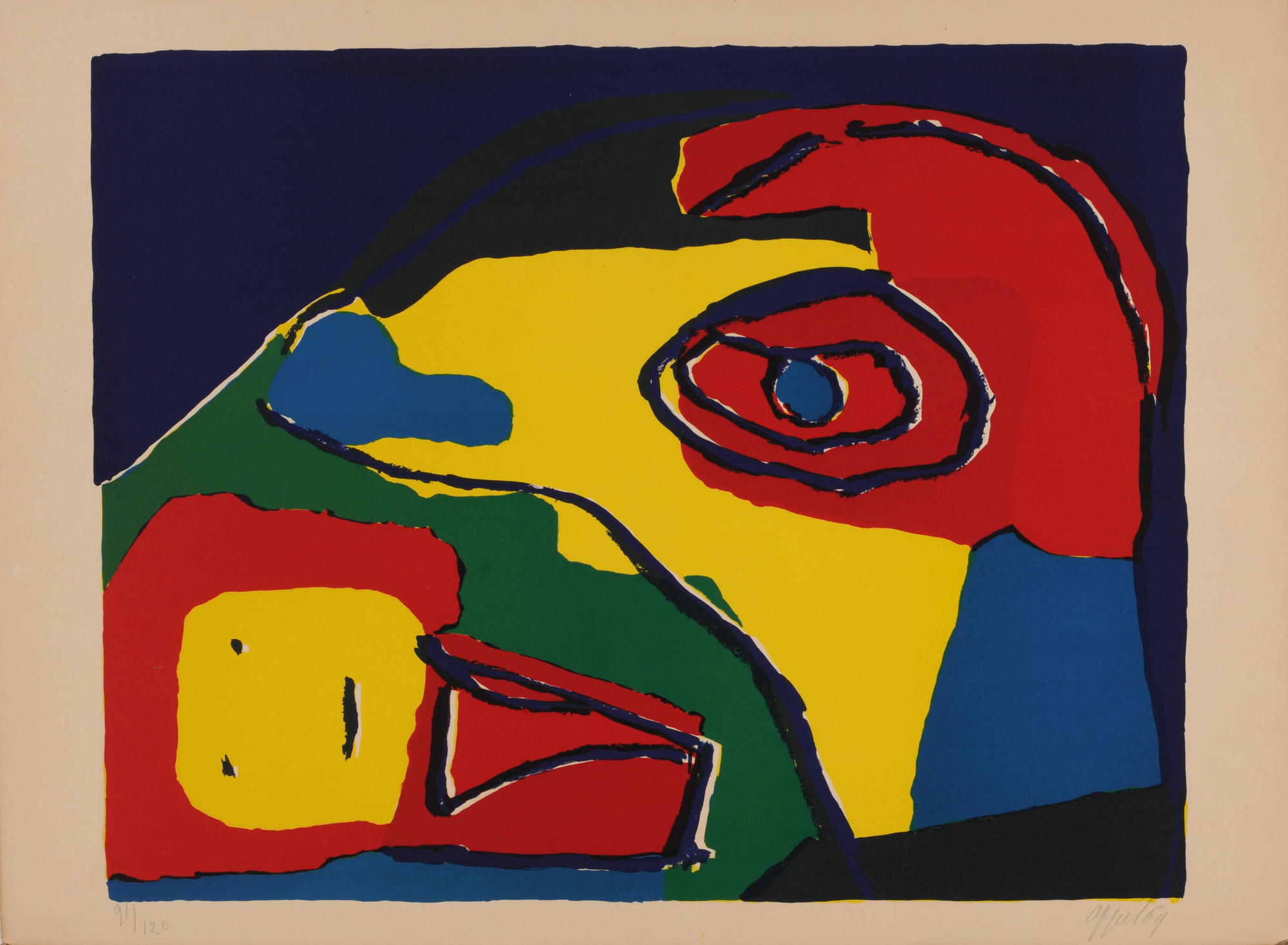 Karel Appel, La maman aux yeux bleus