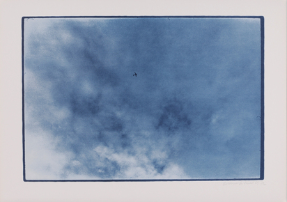 2 Blätter: Himmel mit Flugzeug, 1969; Himmel und Erde