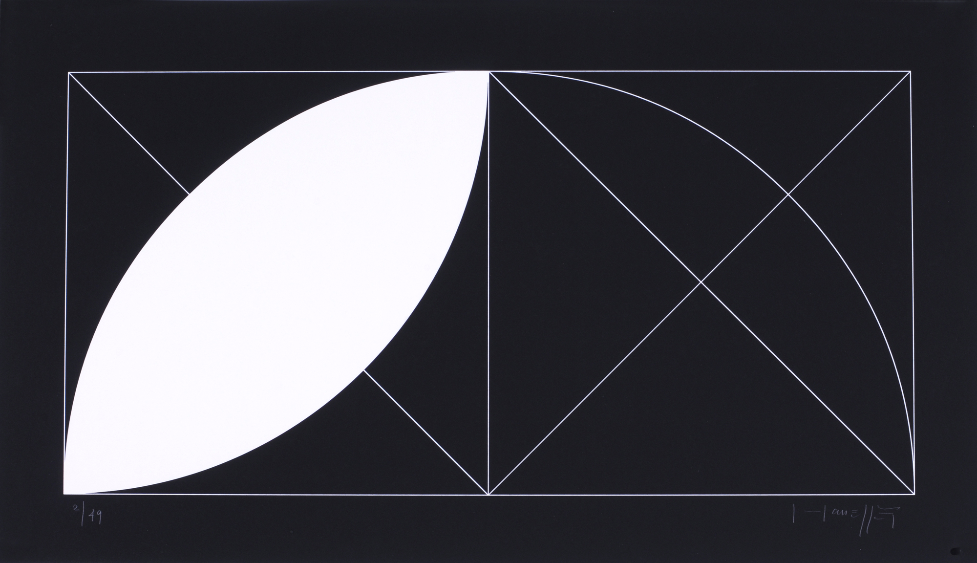Gottfried Honegger, 8 Sheets: Untitled