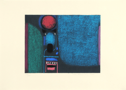 2 Sheets: Überbrückte Kontinente III, 1952; Composition, 1972