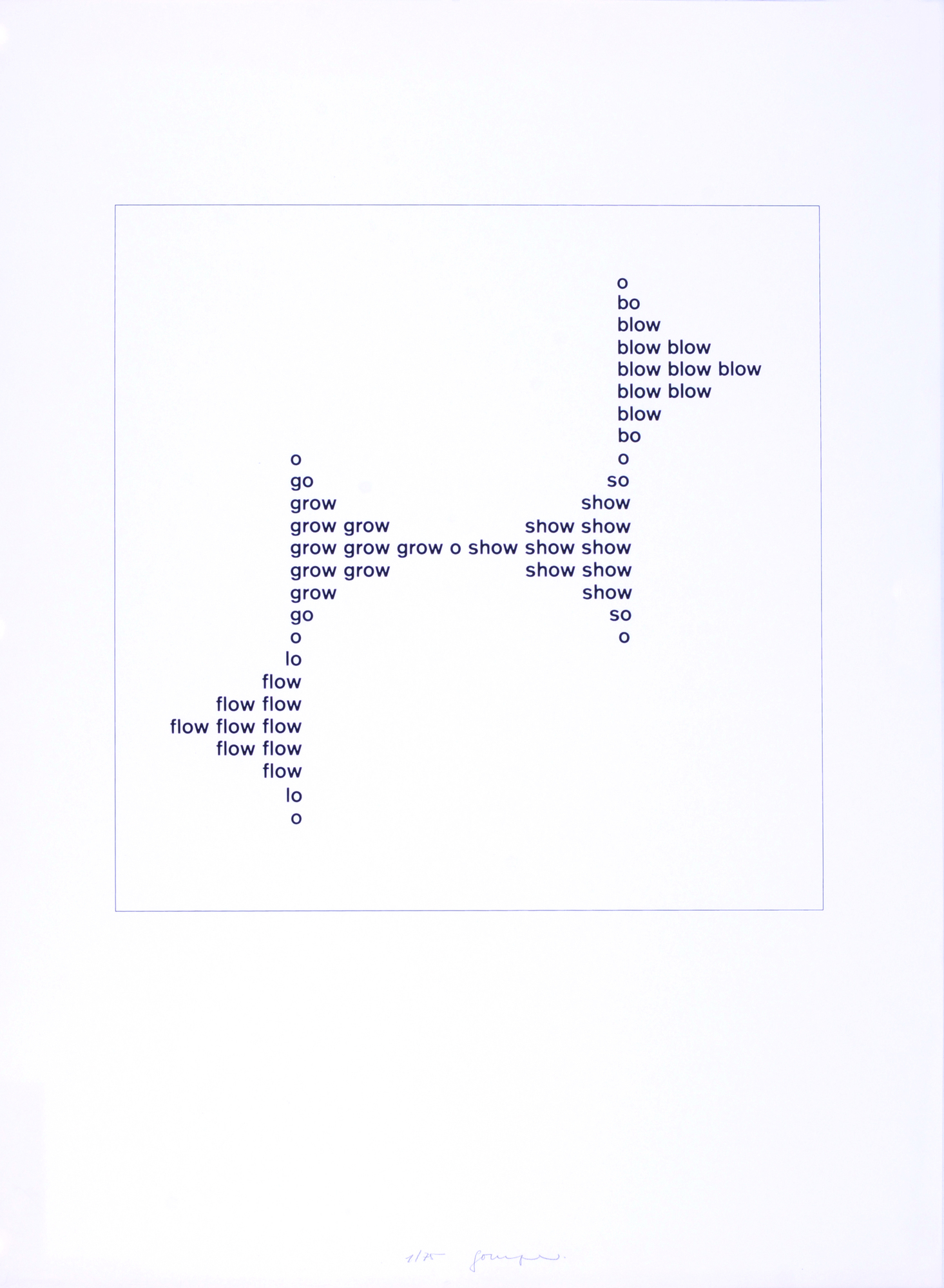 Grafik 20. Jh. , 3 Blätter: E. Gomringer (2); J. Tornquist, 1974