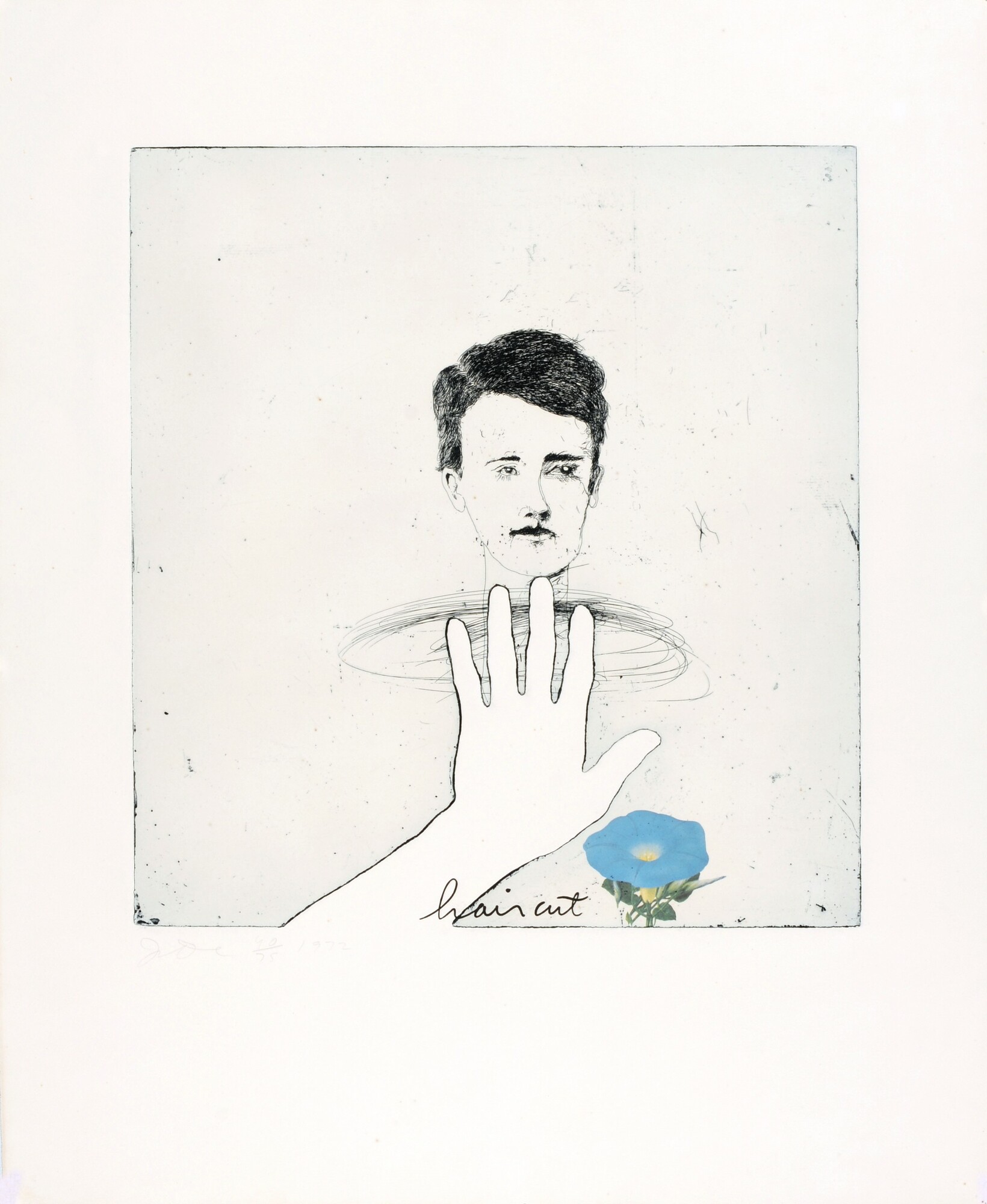 Jim Dine, Blue Haircut