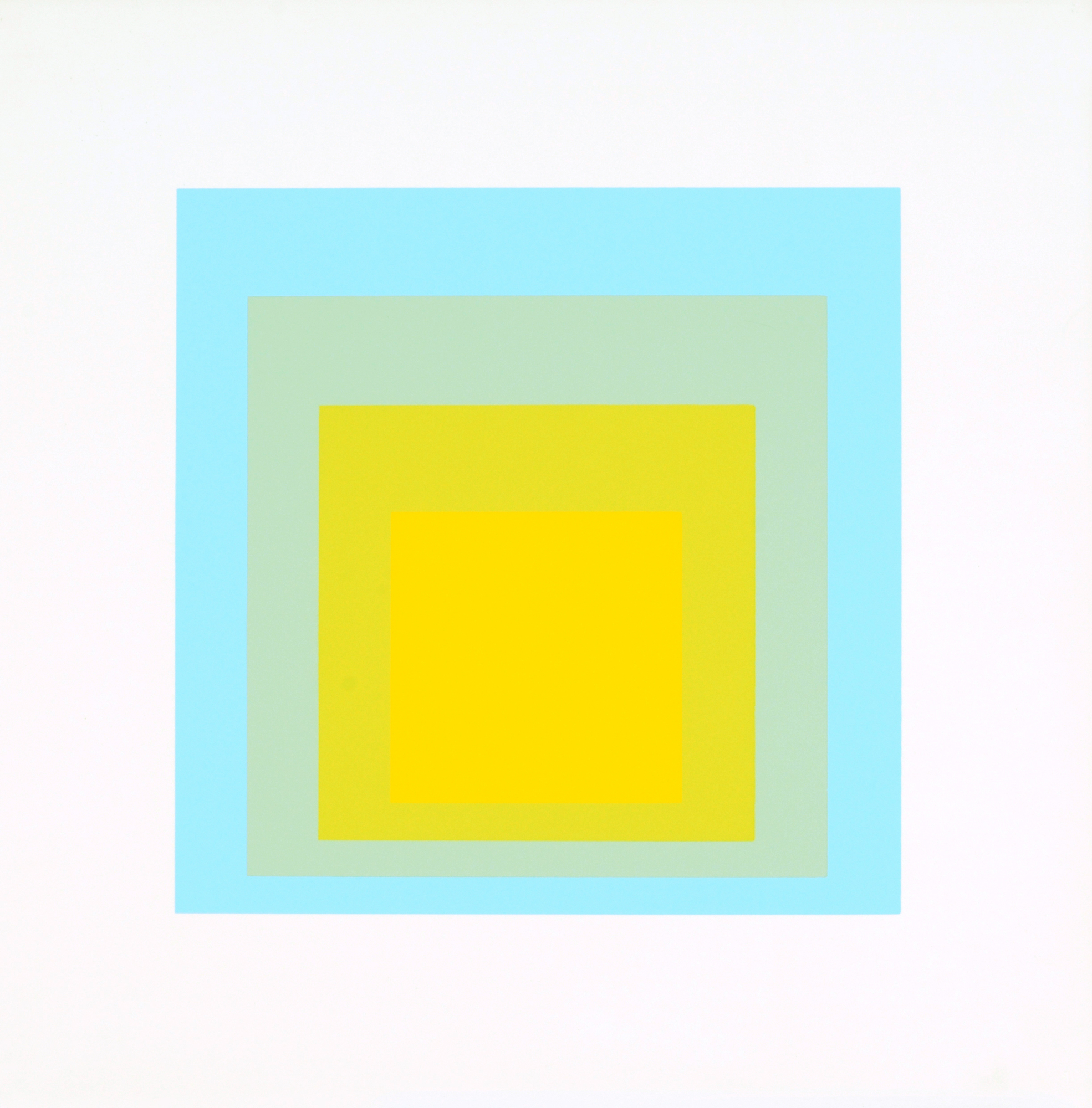 Josef Albers, 5 Blätter aus "Homage to the Square"