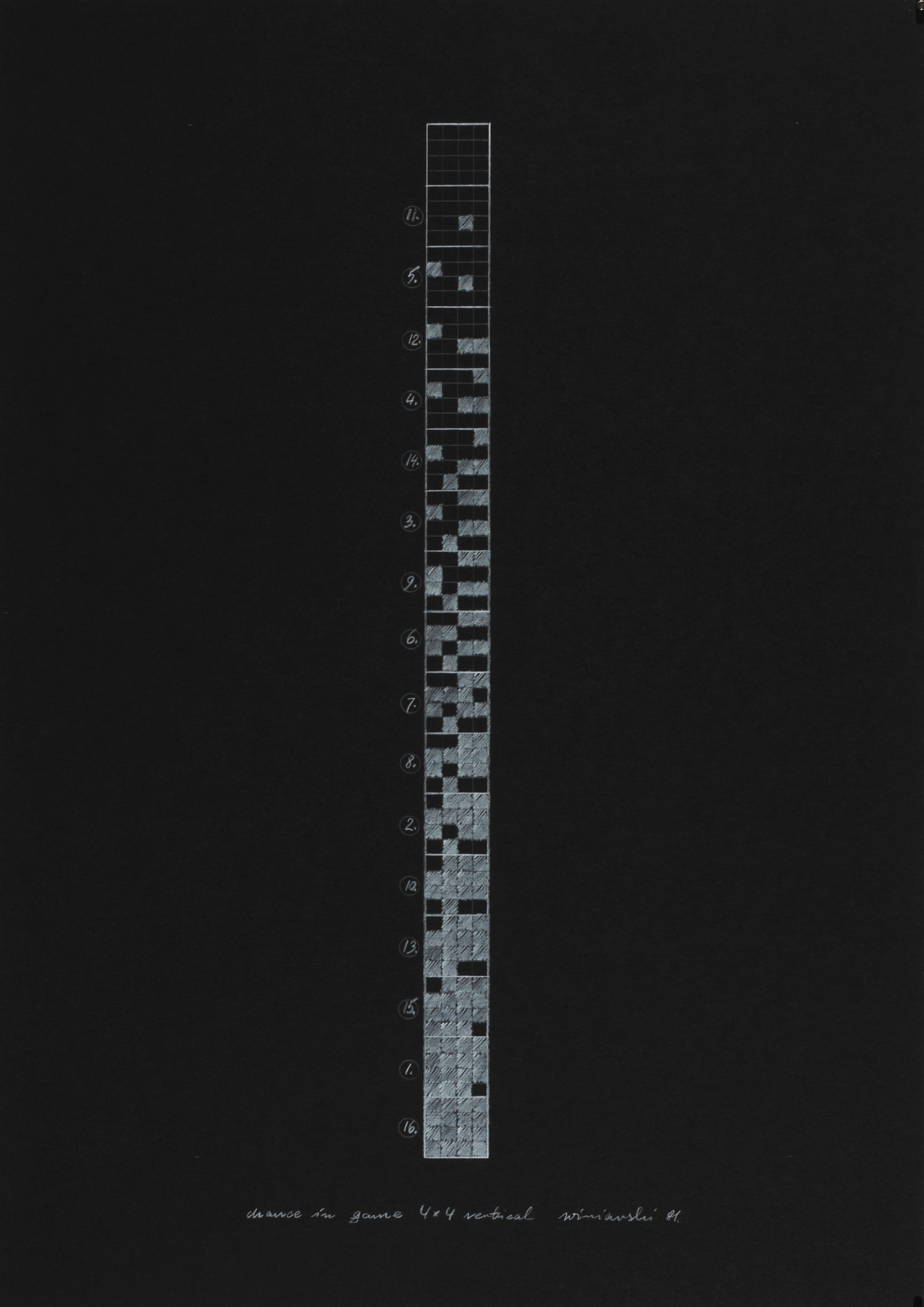 Ryszard Winiarski, Chance in game - 4 x 4 vertical