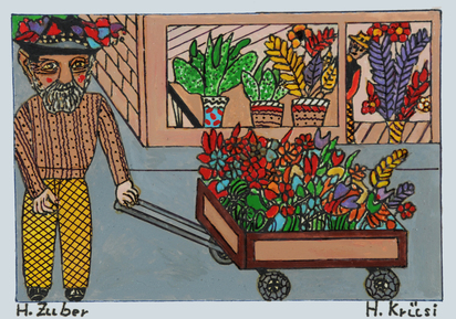 2 Gouaches: H. Krüsi, Untitled
