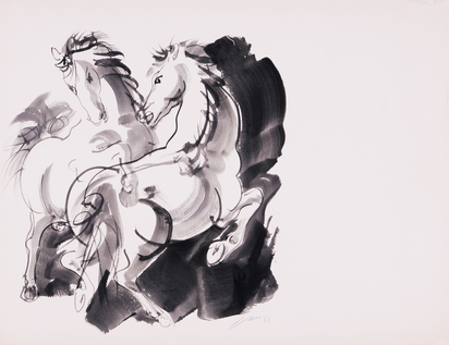 Zwei Pferde (Two Horses)