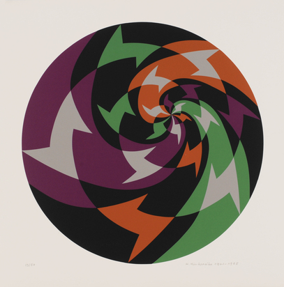 2 Blätter: Ohne Titel 1961-1985; Ohne Titel 1977
