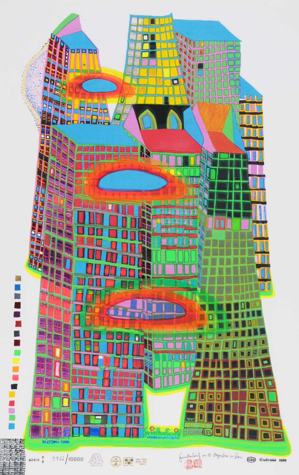 Friedensreich Hundertwasser, Good Morning City. Bleeding Town