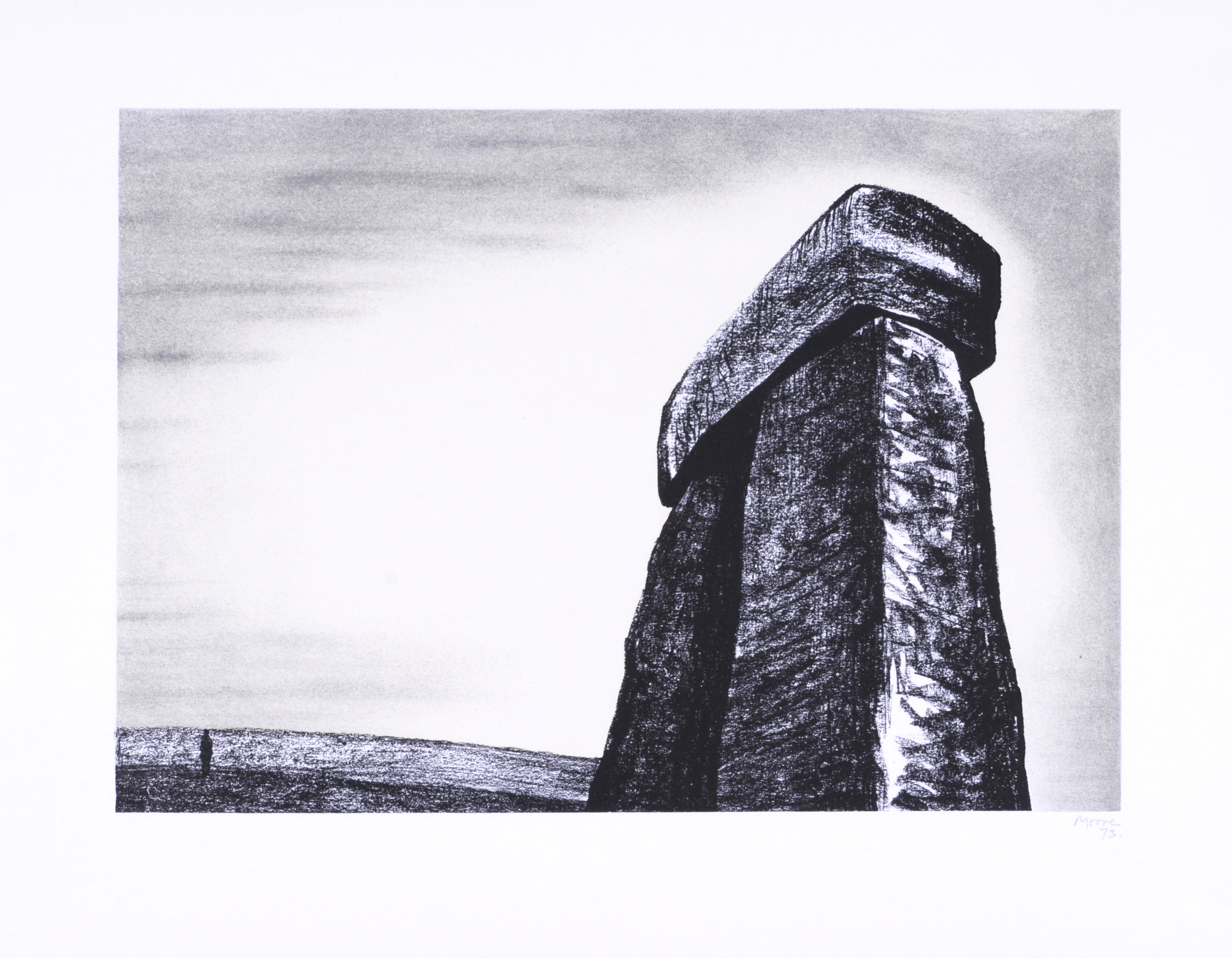 Henry Moore, 3 Sheets: Stonehenge III; VII; VIII
