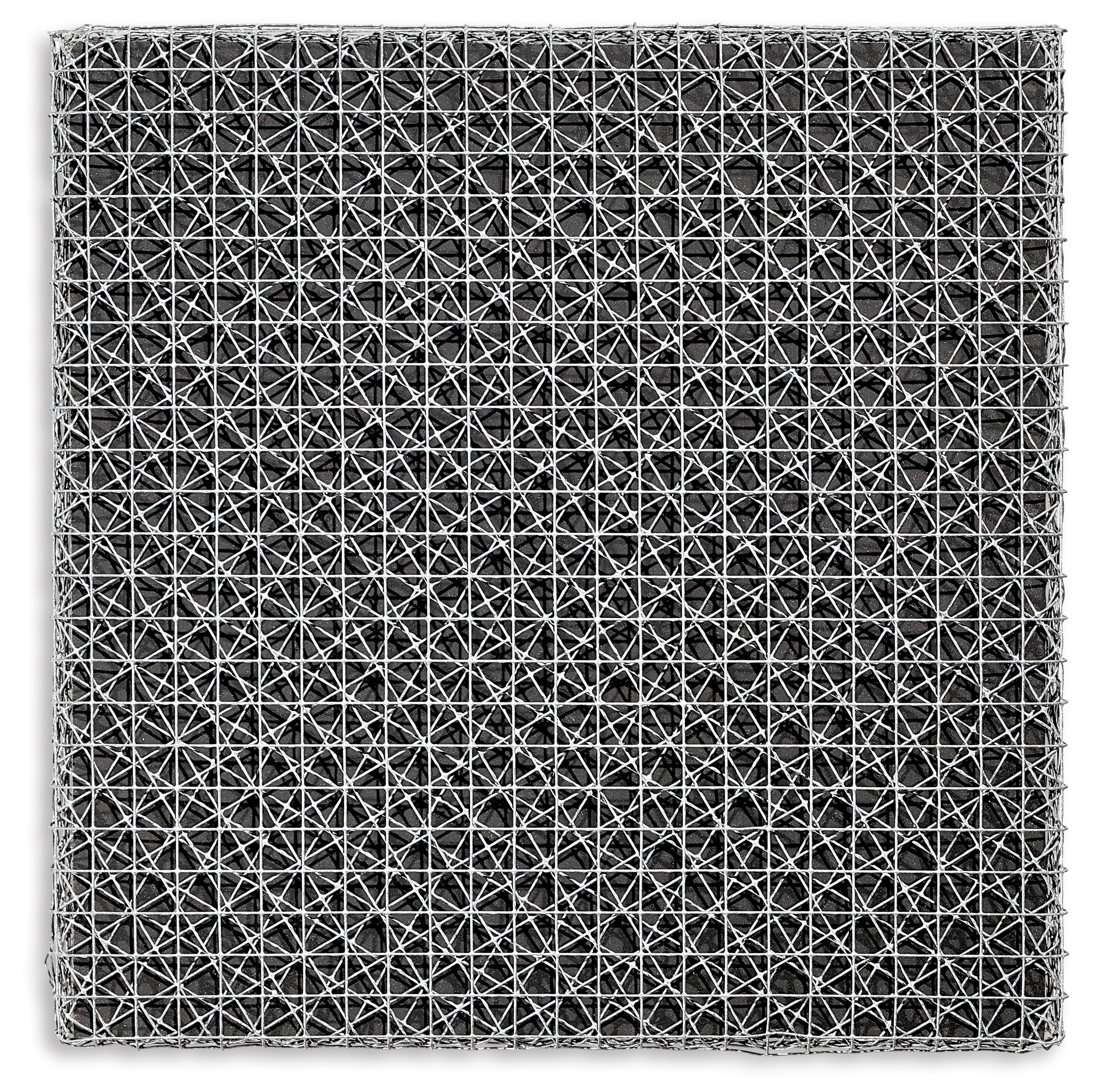 François Morellet, 3 Trames de grillage 0° 30° 60°