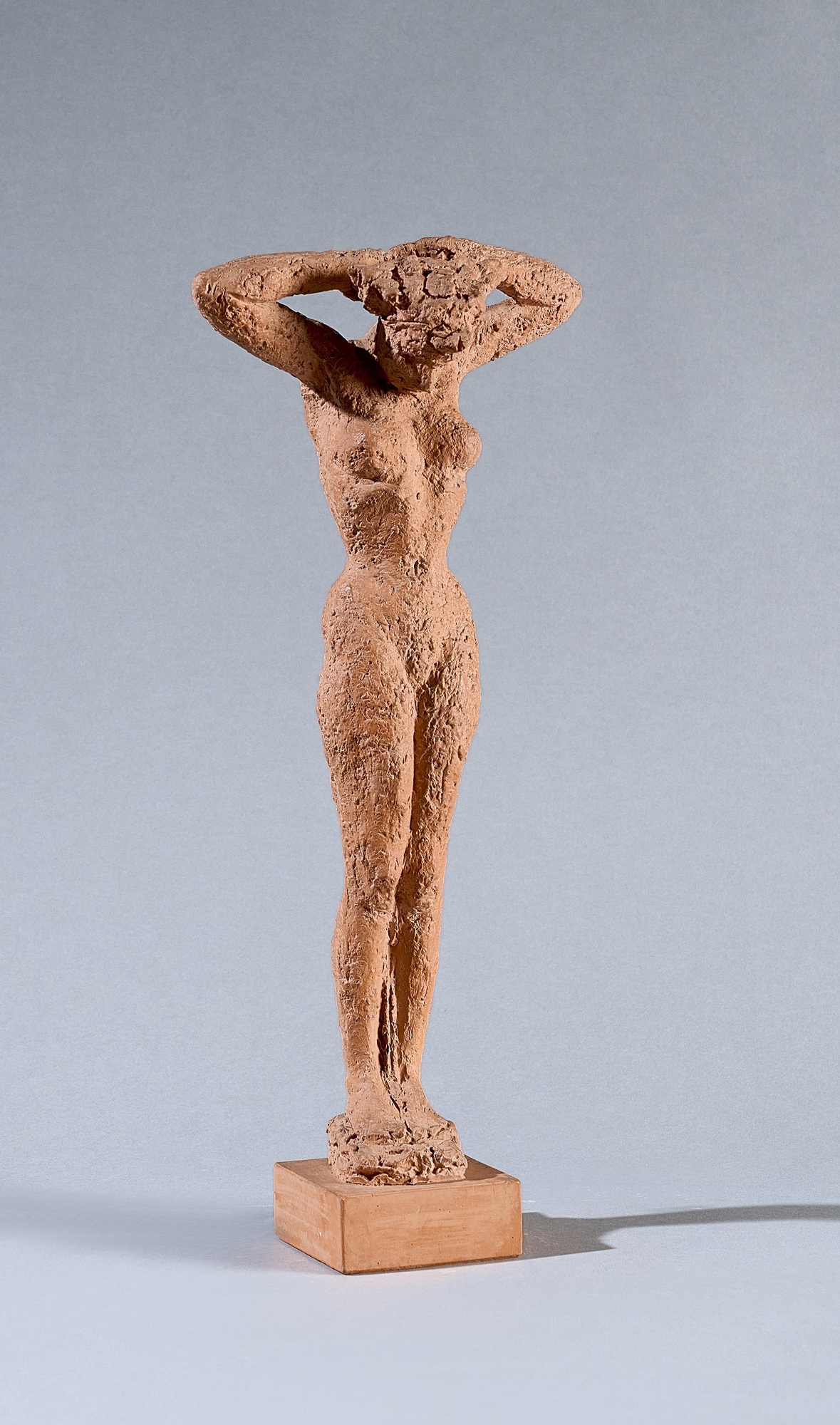 Hermann Haller, Standing Nude with Arms over Head