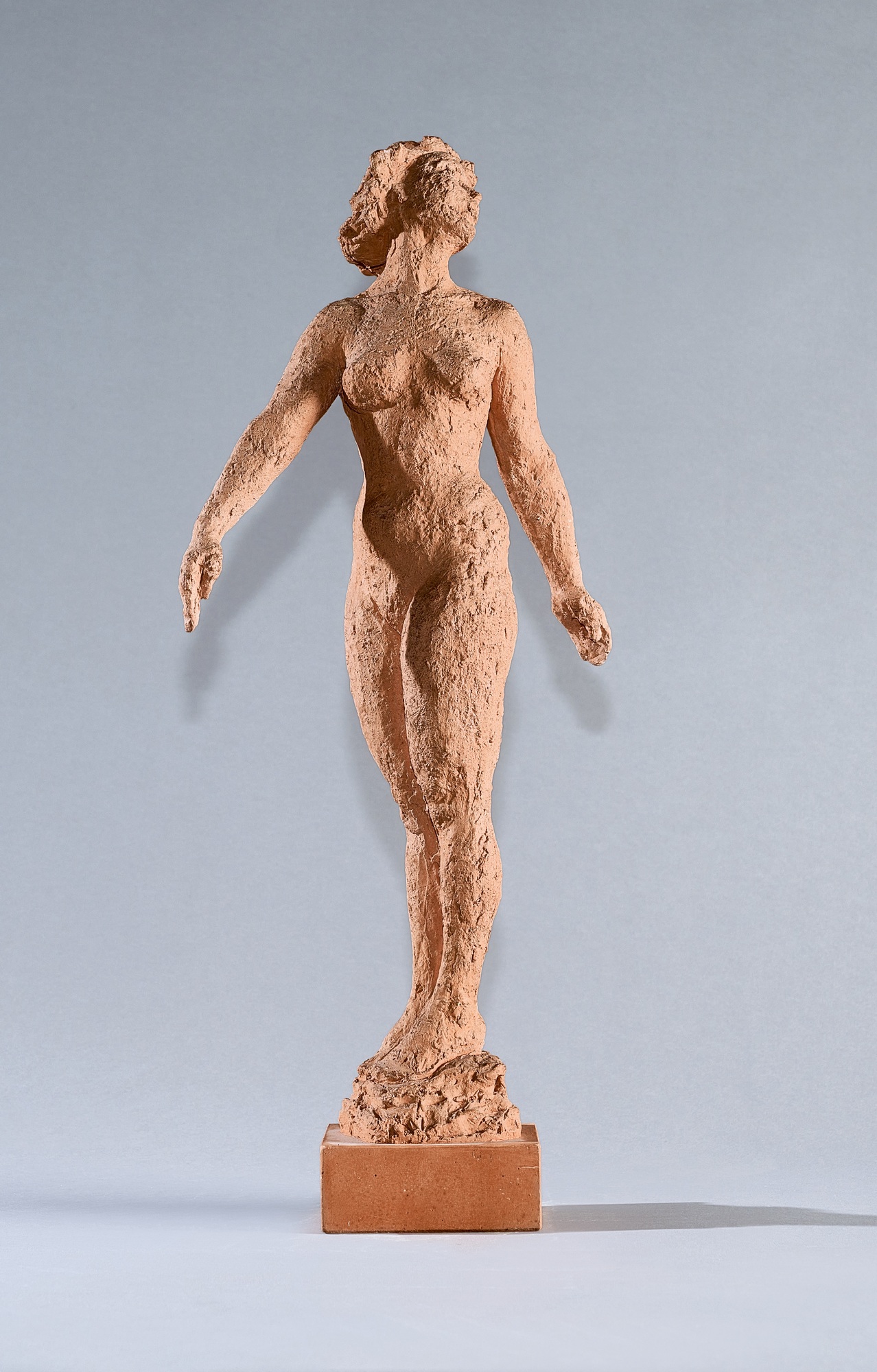 Hermann Haller, Standing Nude with Body Bent