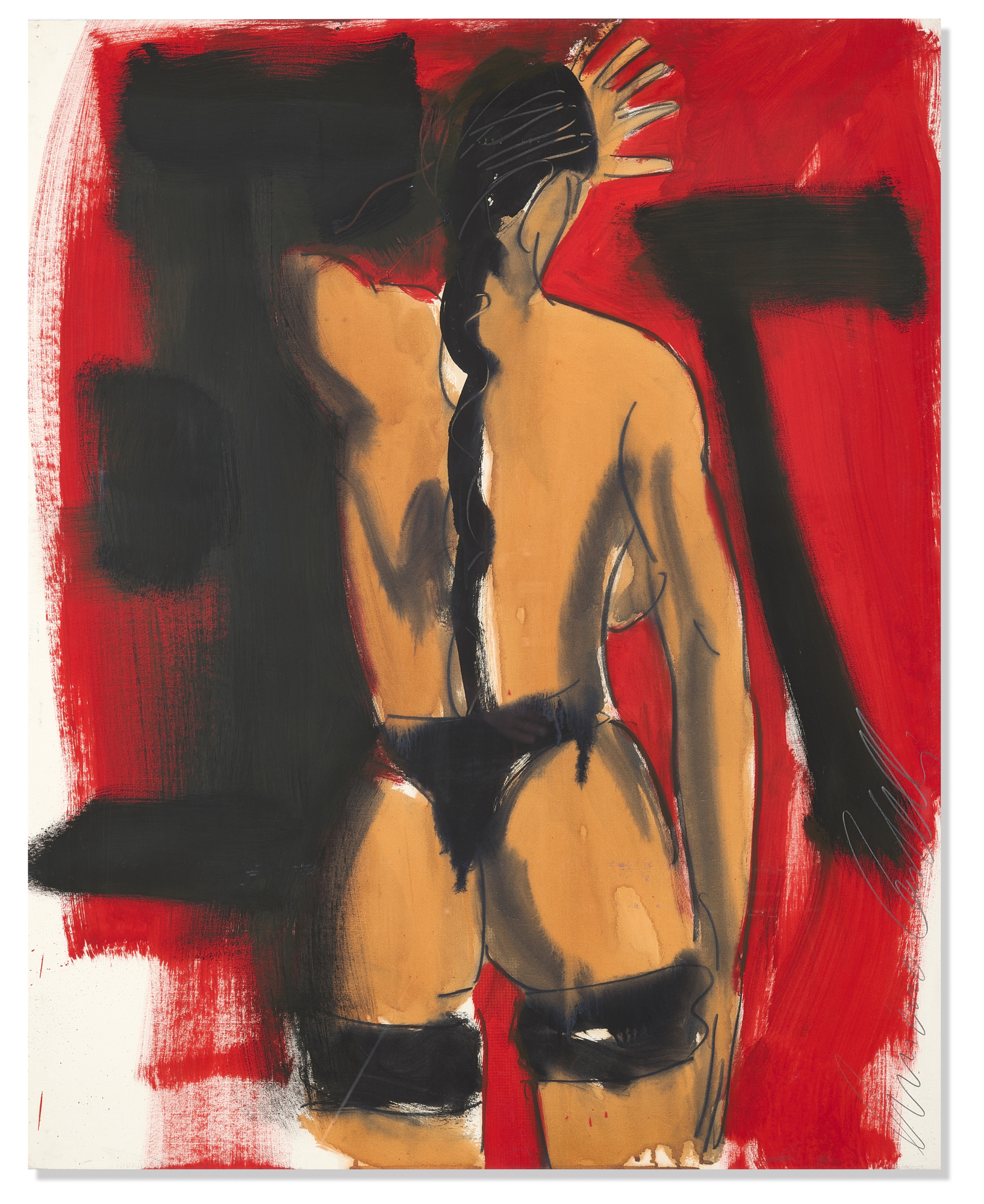 Luciano Castelli, Rückenakt (Nude from Behind)